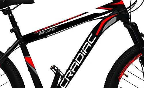 CRADIAC 29 INCH Mountain Bicycle -Black & RED, wheel size: 29 inch, frame size: 18 inch, Unisex