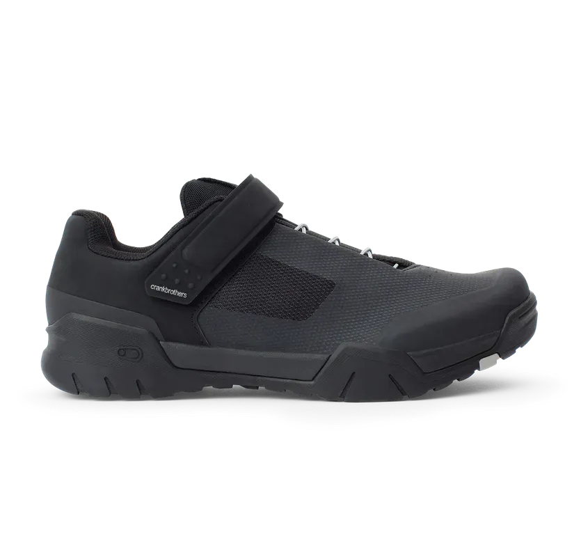 Crankbrothers Shoes Mallet E Speedlace Black / Silver - Black outsole