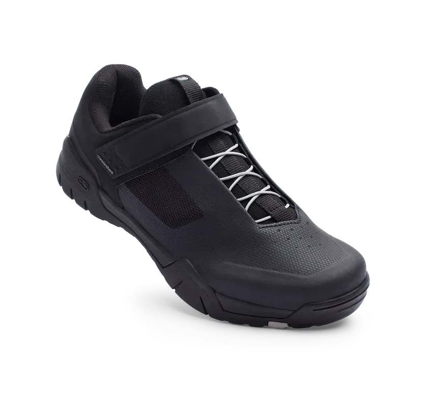 Crankbrothers Shoes Mallet E Speedlace Black / Silver - Black outsole
