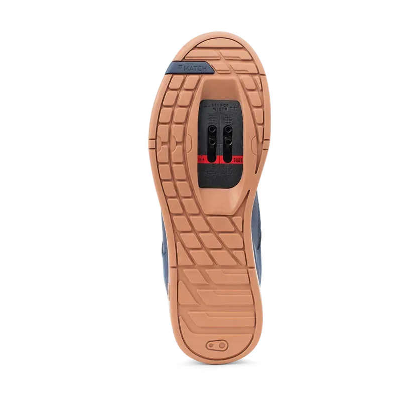 Crankbrothers Shoes Mallet Lace Navy / Silver - Gum outsole