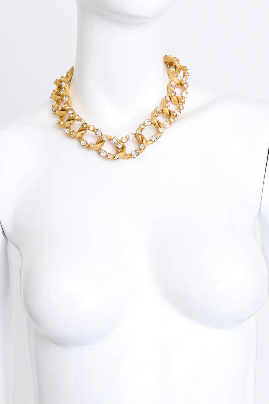 Crystal Cable Chain Necklace