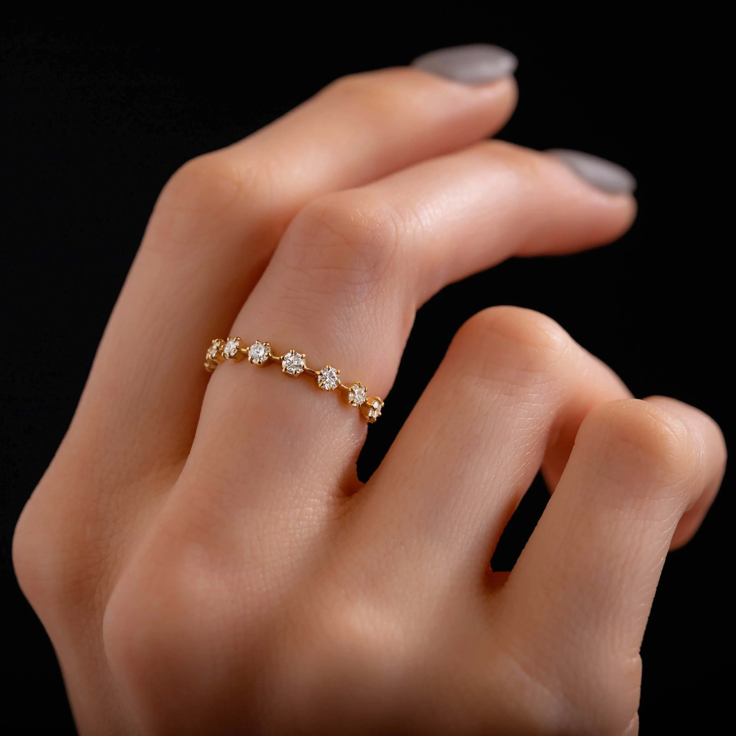 Diamond Distance Band - In Stock