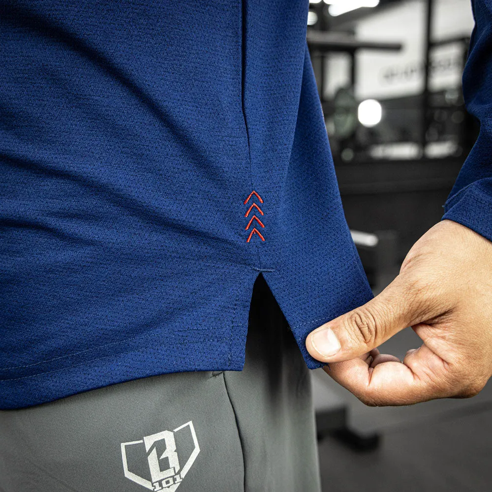 Diamond Tech Long Sleeve  - Navy