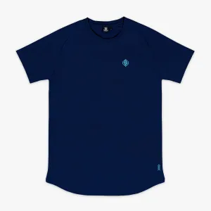 Diamond Tech Tee - Navy/Light Blue