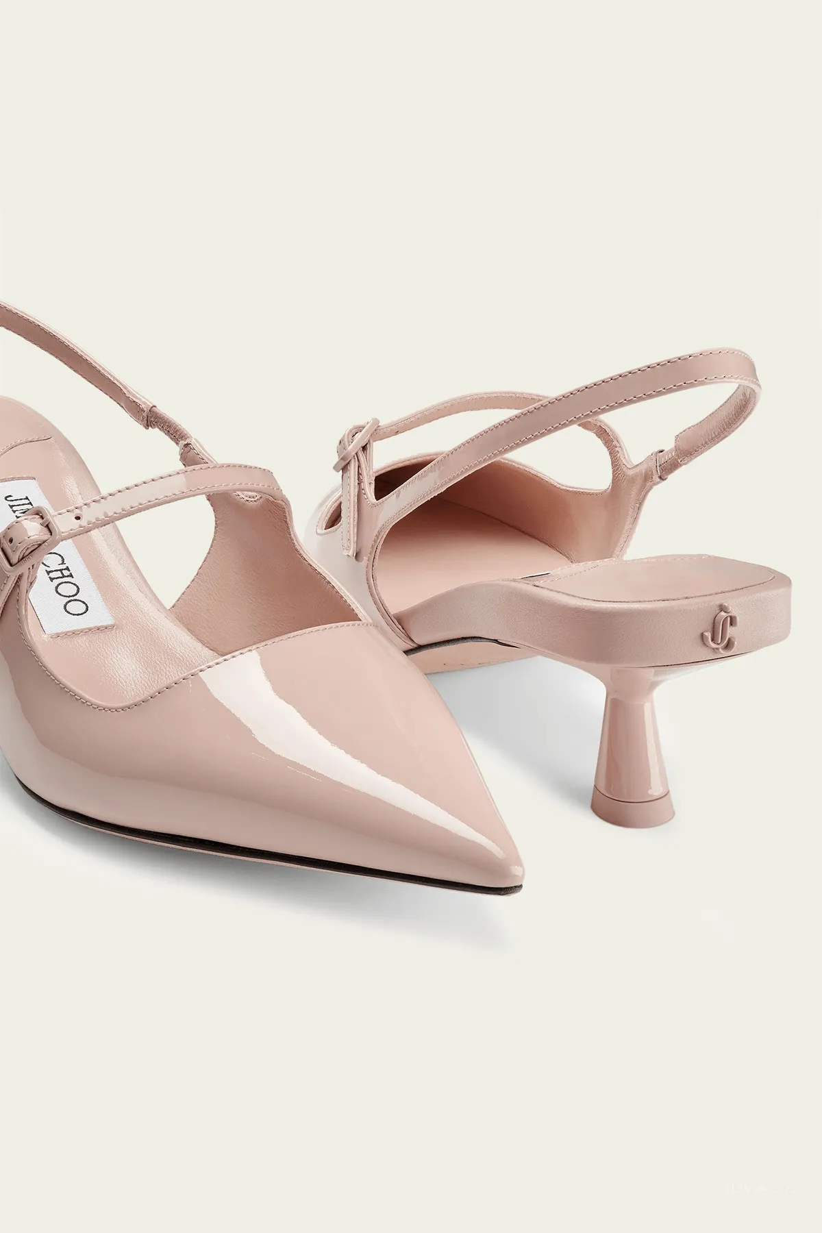 Didi 45 Pointed Pumps in Macaron
