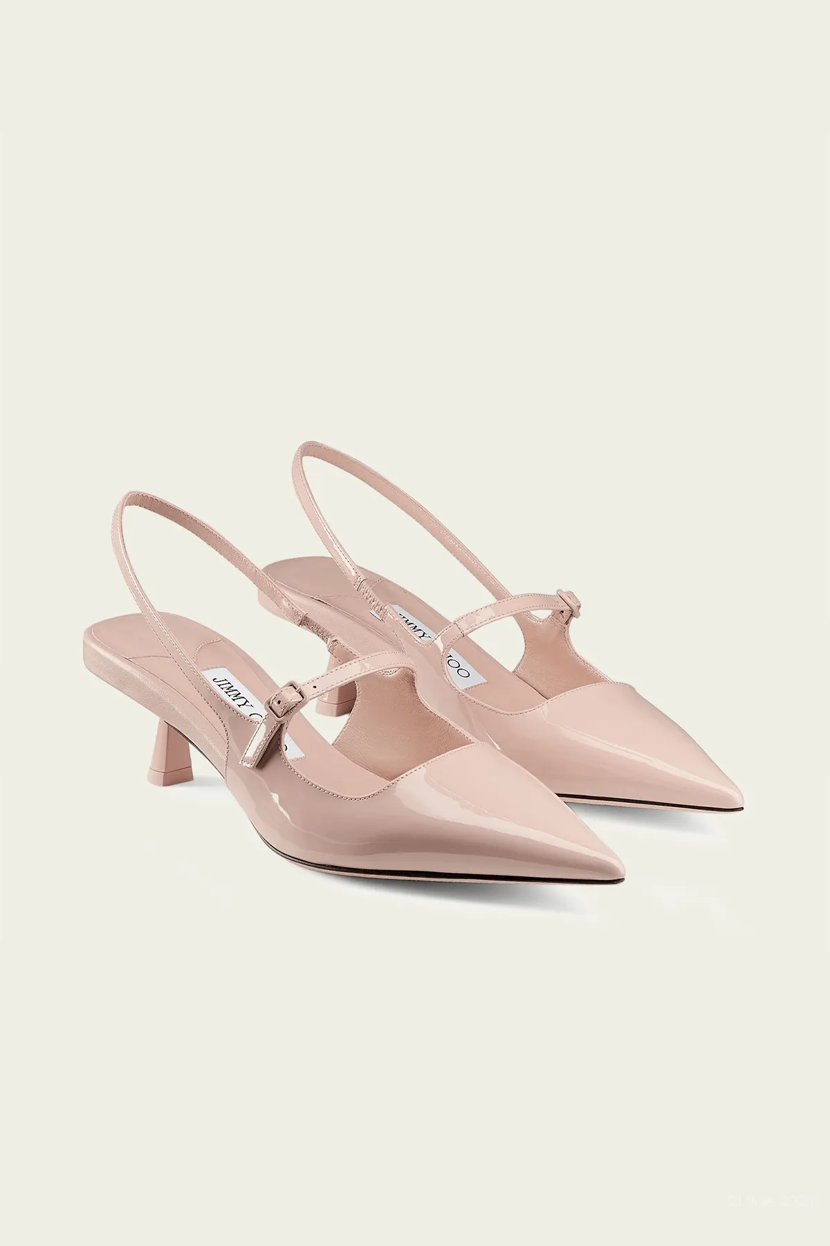 Didi 45 Pointed Pumps in Macaron