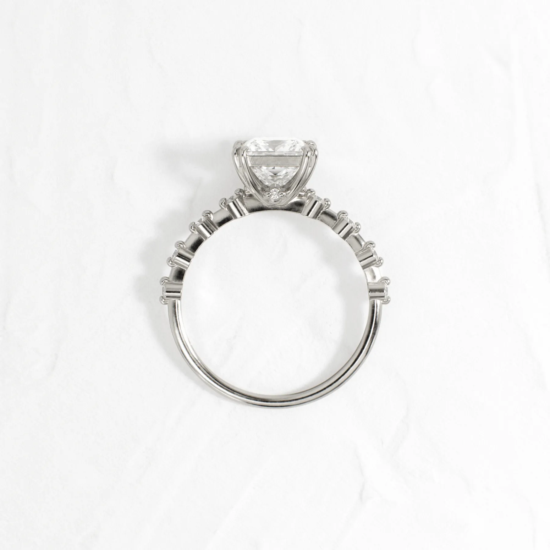 Distance Ring, Princess Cut