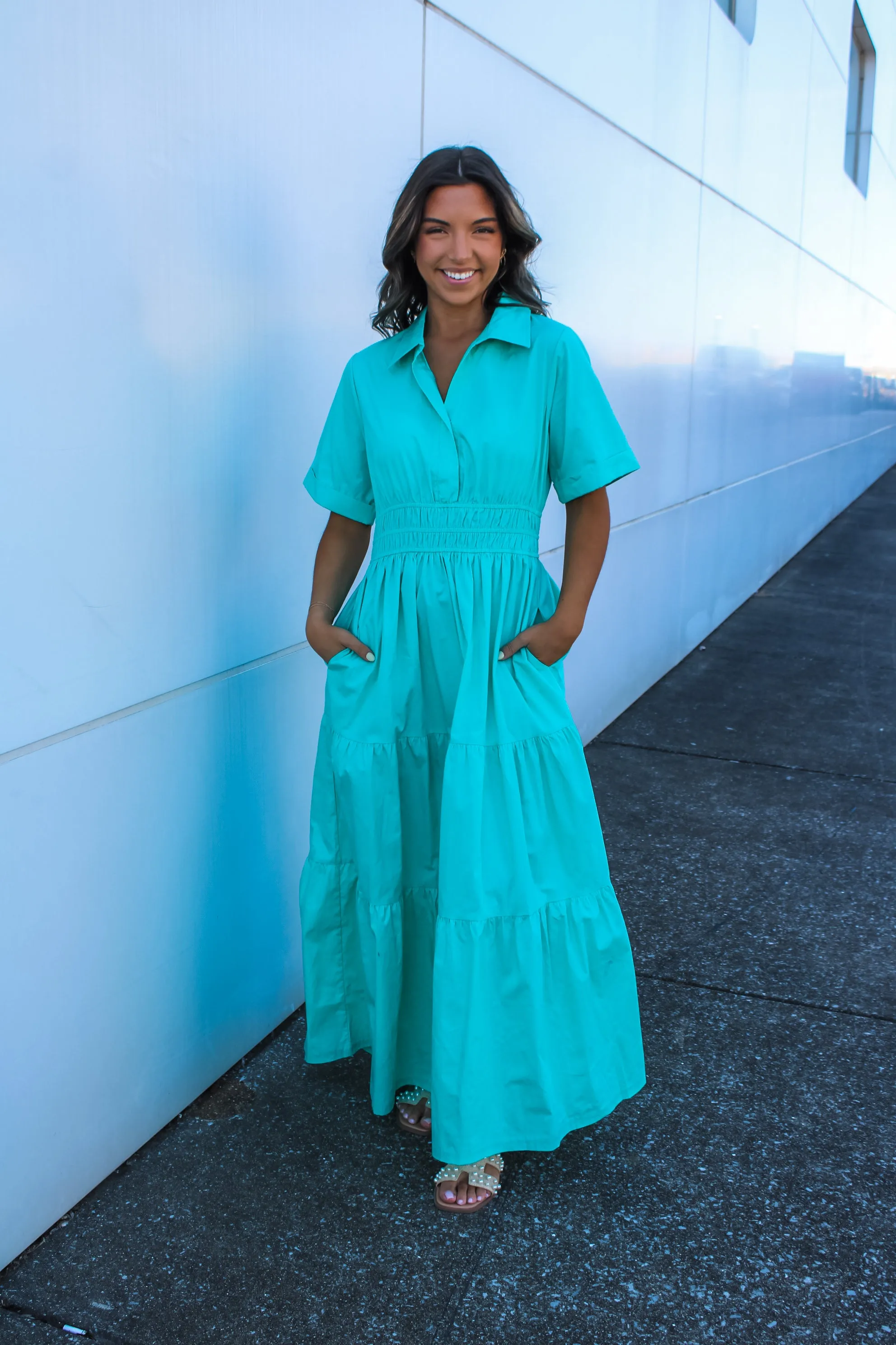 Dress To Impress Maxi • Teal