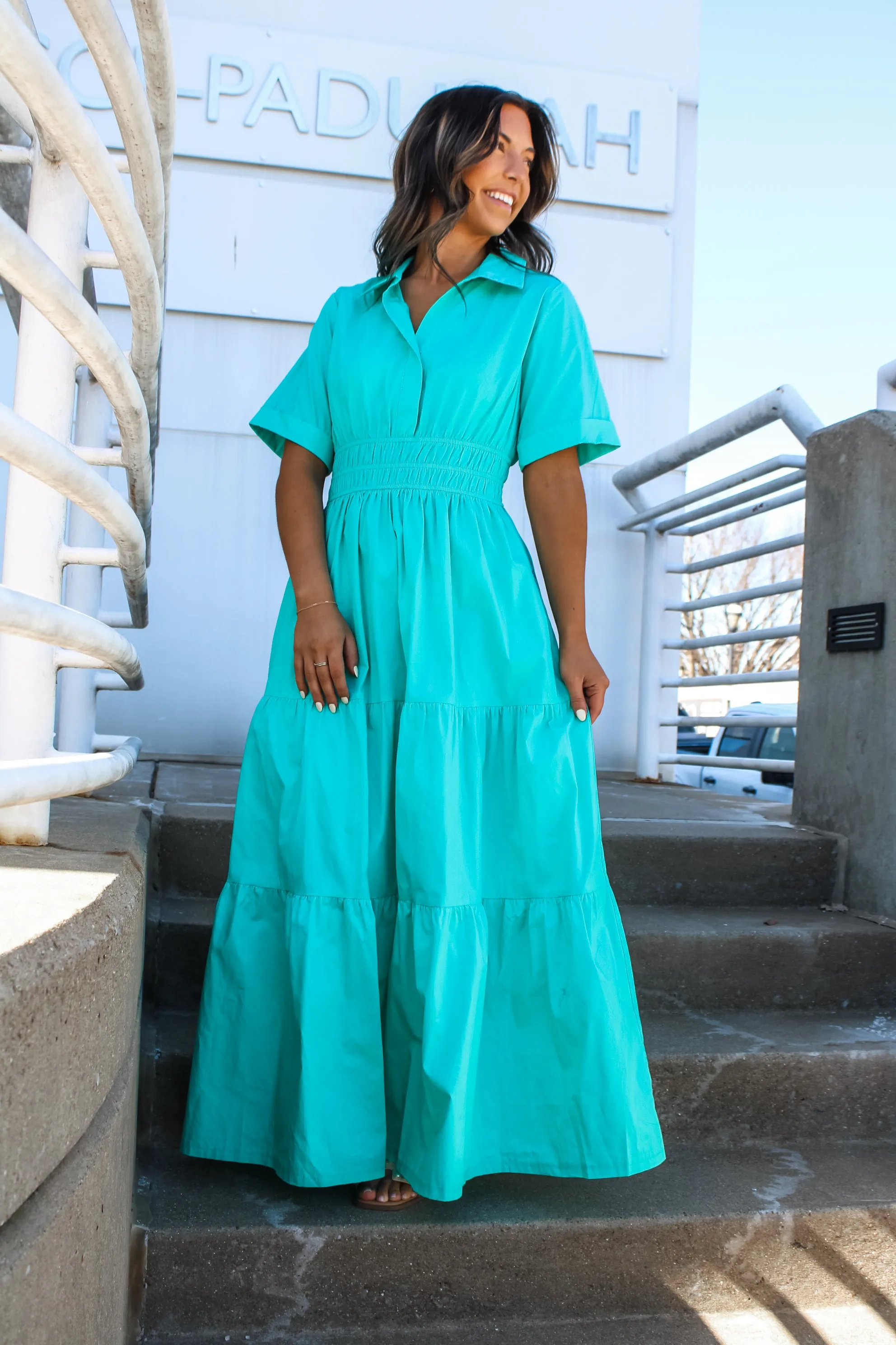 Dress To Impress Maxi • Teal