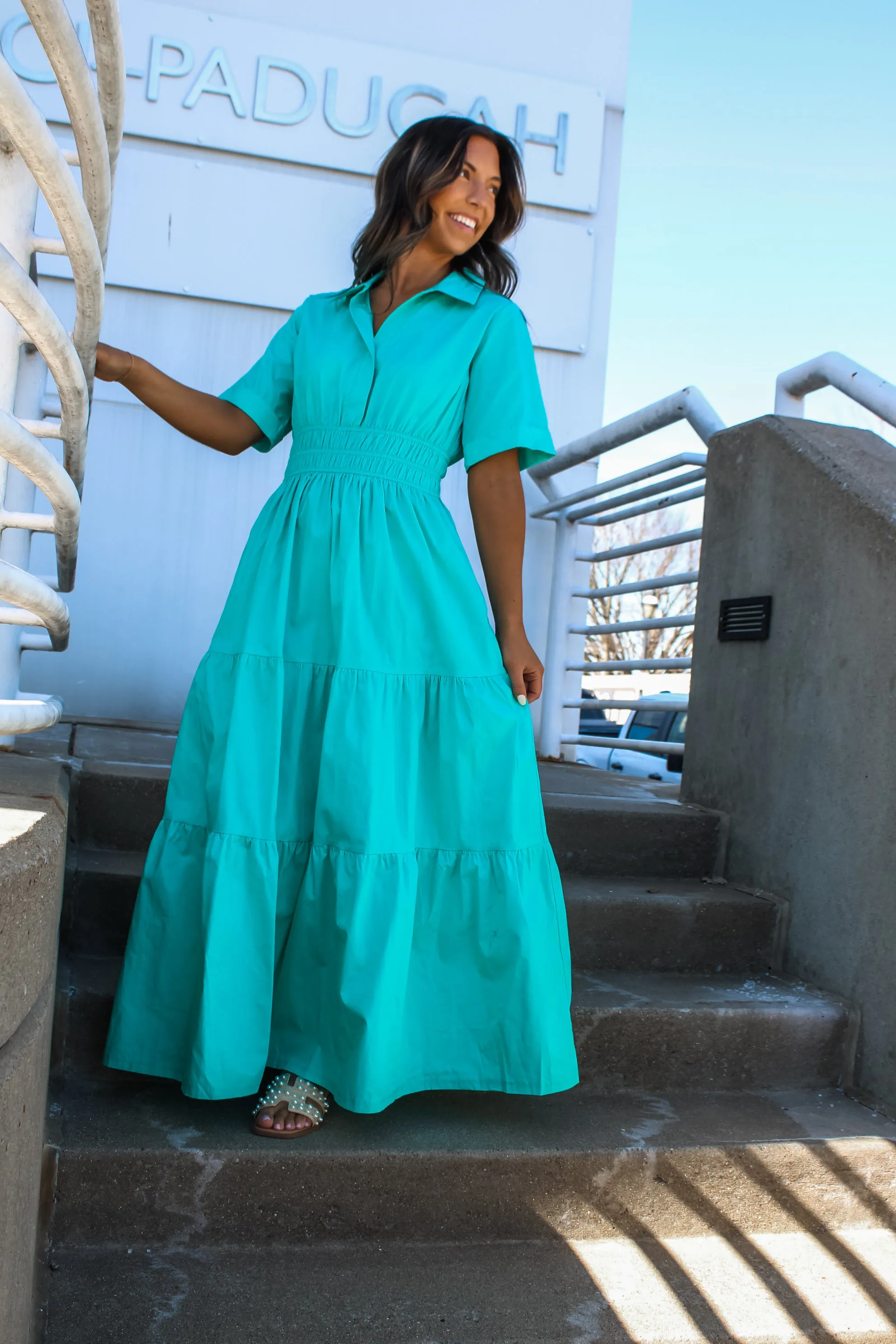Dress To Impress Maxi • Teal