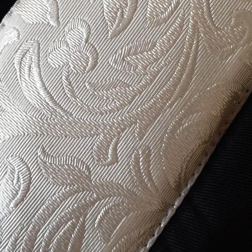 Dressage Saddle Pad Versailles Black Damask Off-White