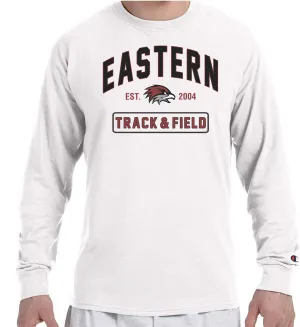 EASTERN TRACK EST Champion Brand Long Sleeve White