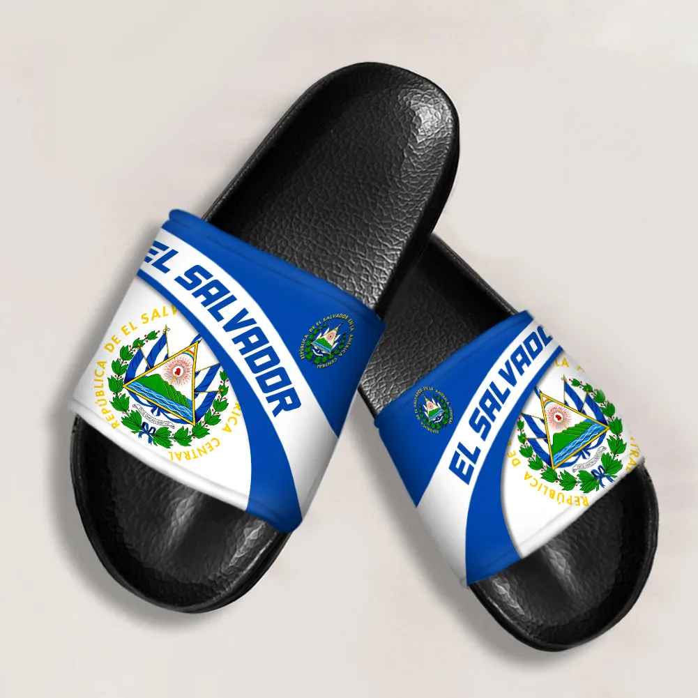 El Salvador Slide Sandals For Proud El Salvador