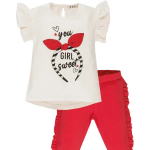 EMC - You Sweet Girl Cycling Short Set - Red