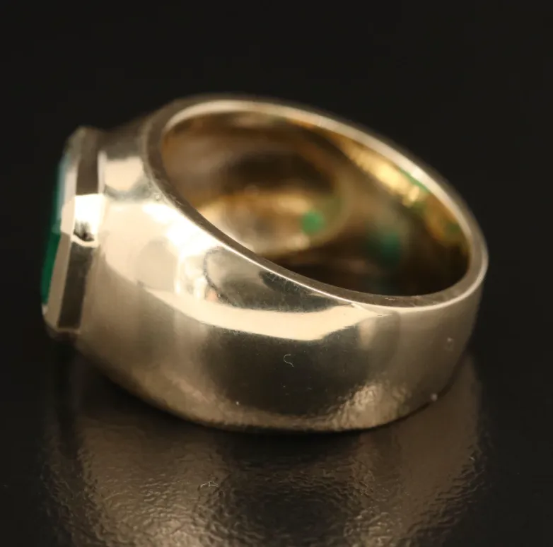 EMERALD DOME RING