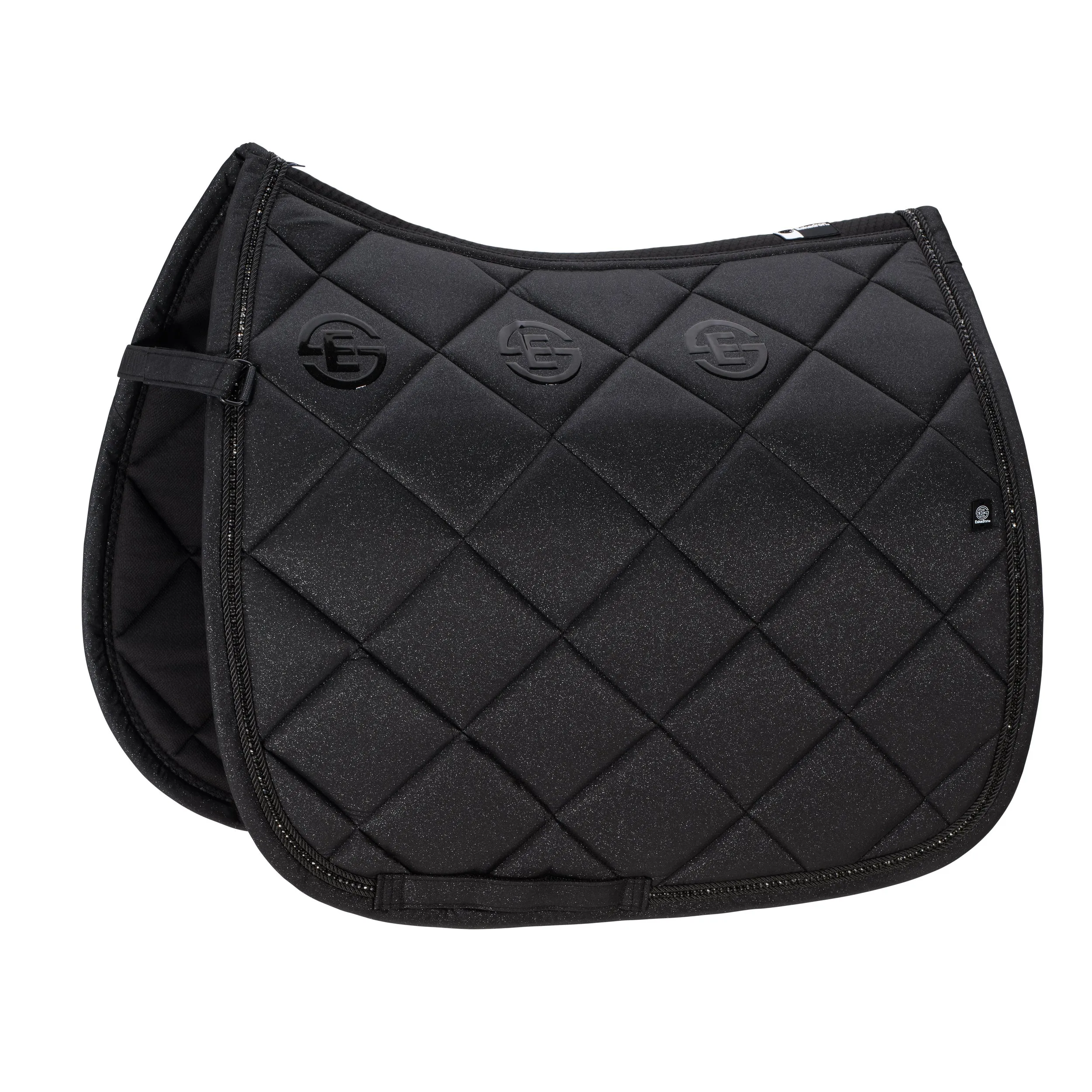 Eskadron Dynamic black sparkle crystal saddlepad