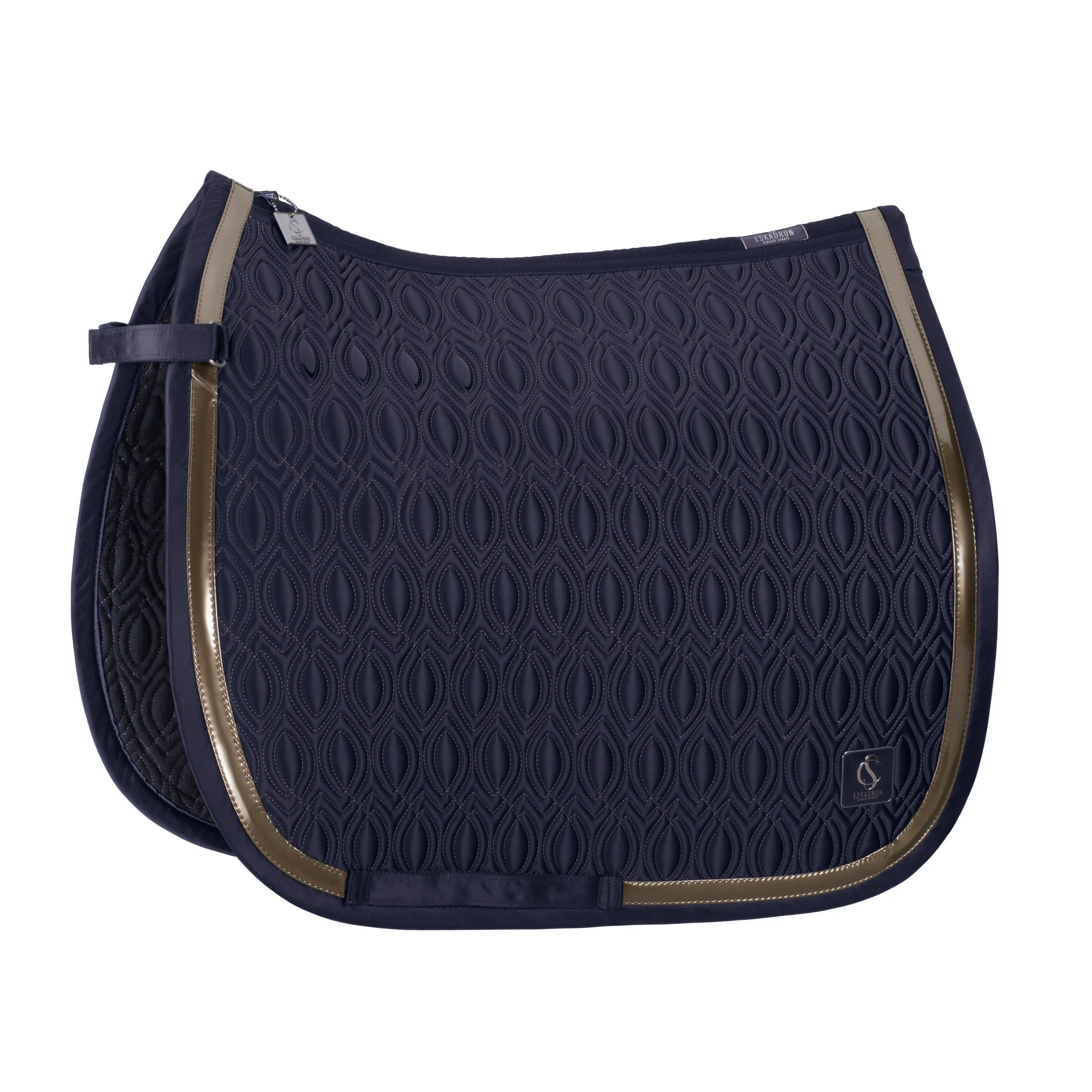Eskadron Navy mattgloss contrast saddlepad