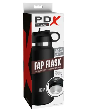 Fap Flask - Thrill Seeker - Black Bottle - Frosted