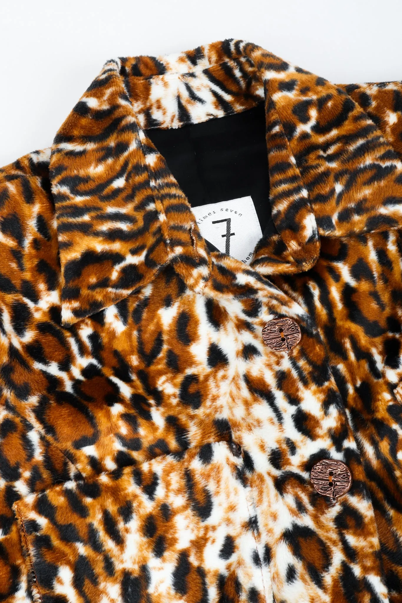 Faux Leopard Fur Jacket
