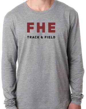 FHE TRACK SIMPLE  Long Sleeve Unisex Tri-Blend T-Shirt