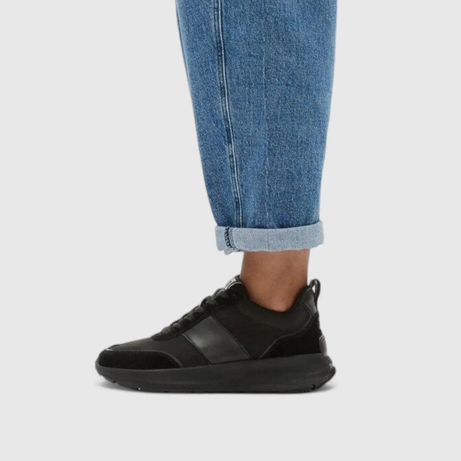 Fit Flops F-Mode Flatform Sneaker All Black IK8-090