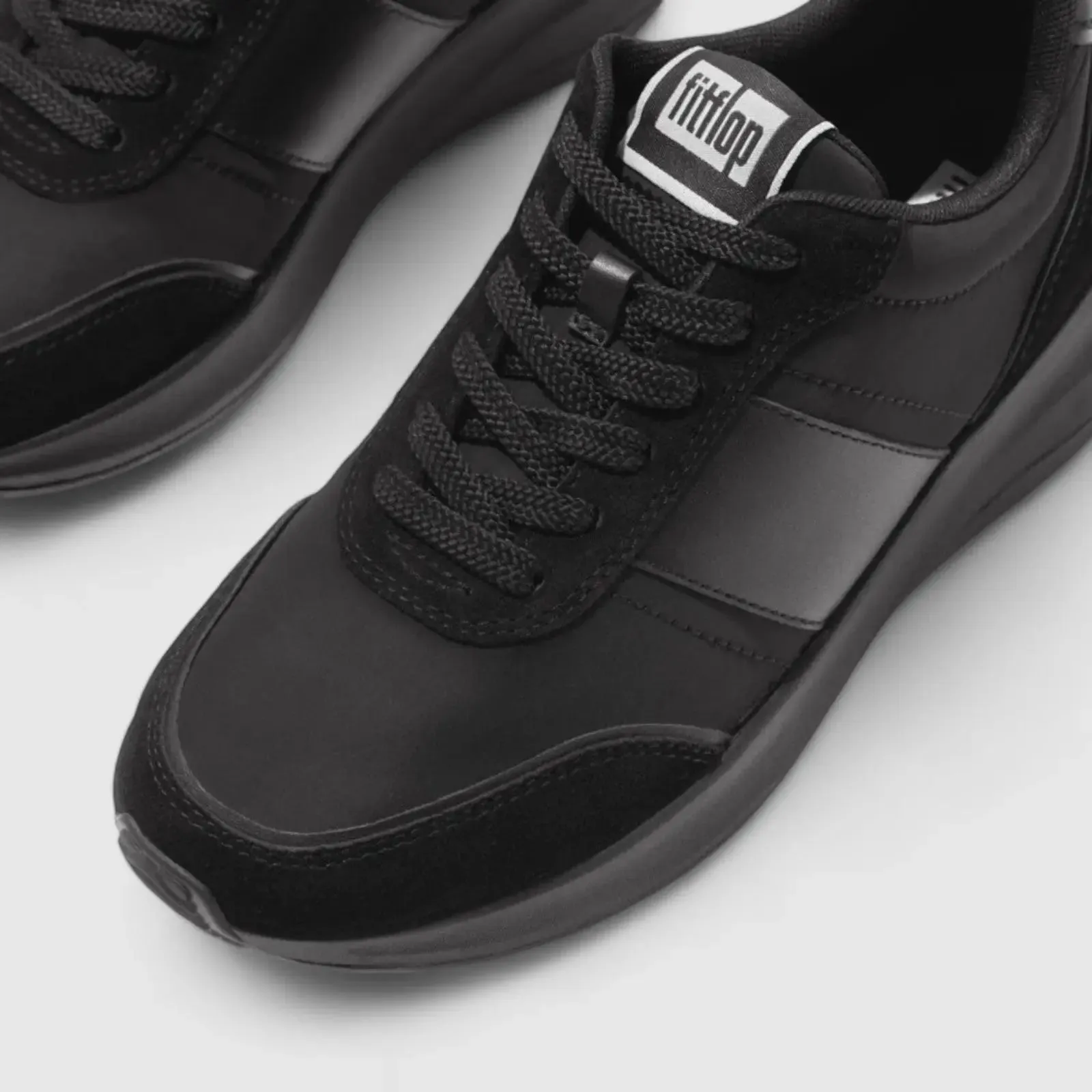 Fit Flops F-Mode Flatform Sneaker All Black IK8-090