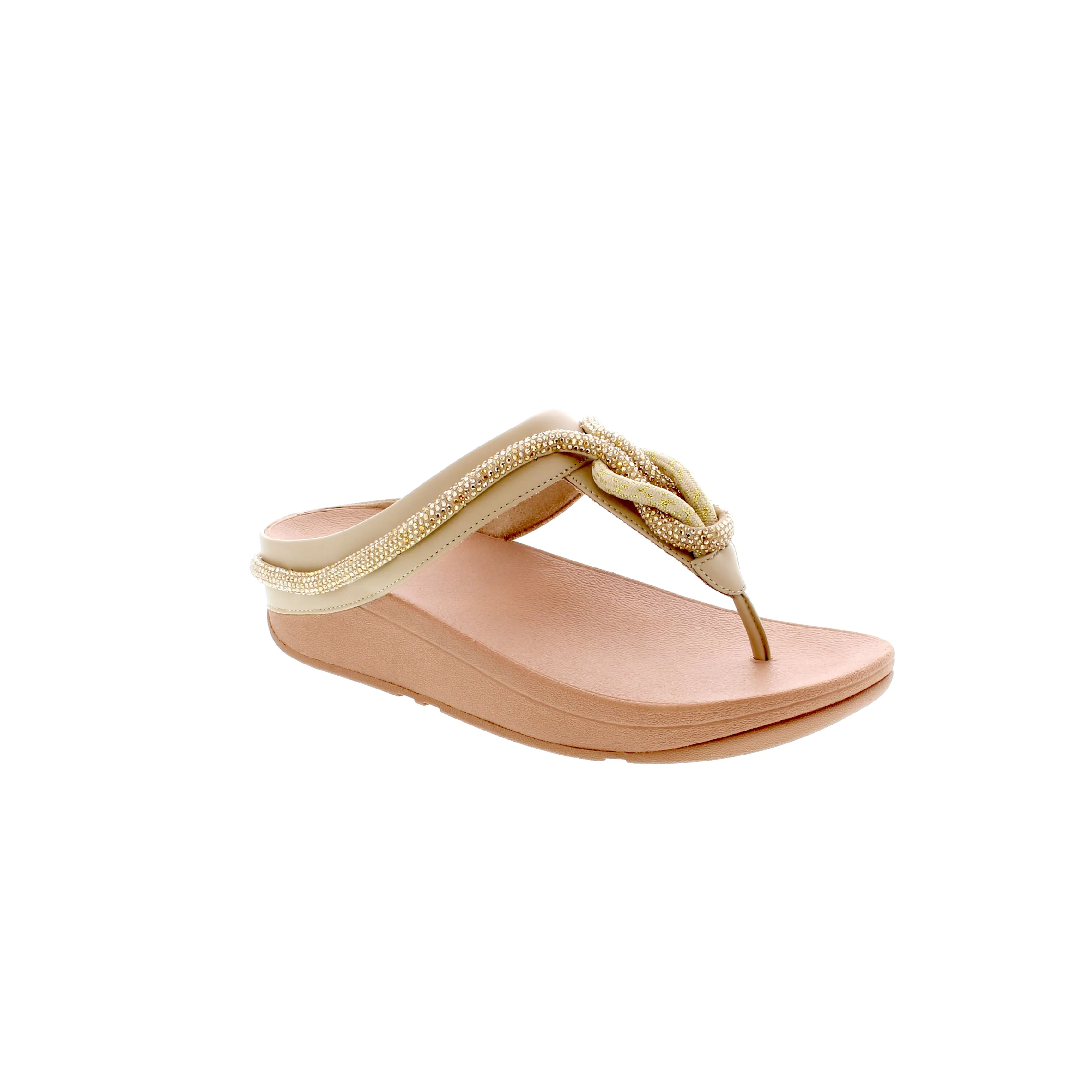 FitFlop Fino Crystal-Cord - Stone Beige