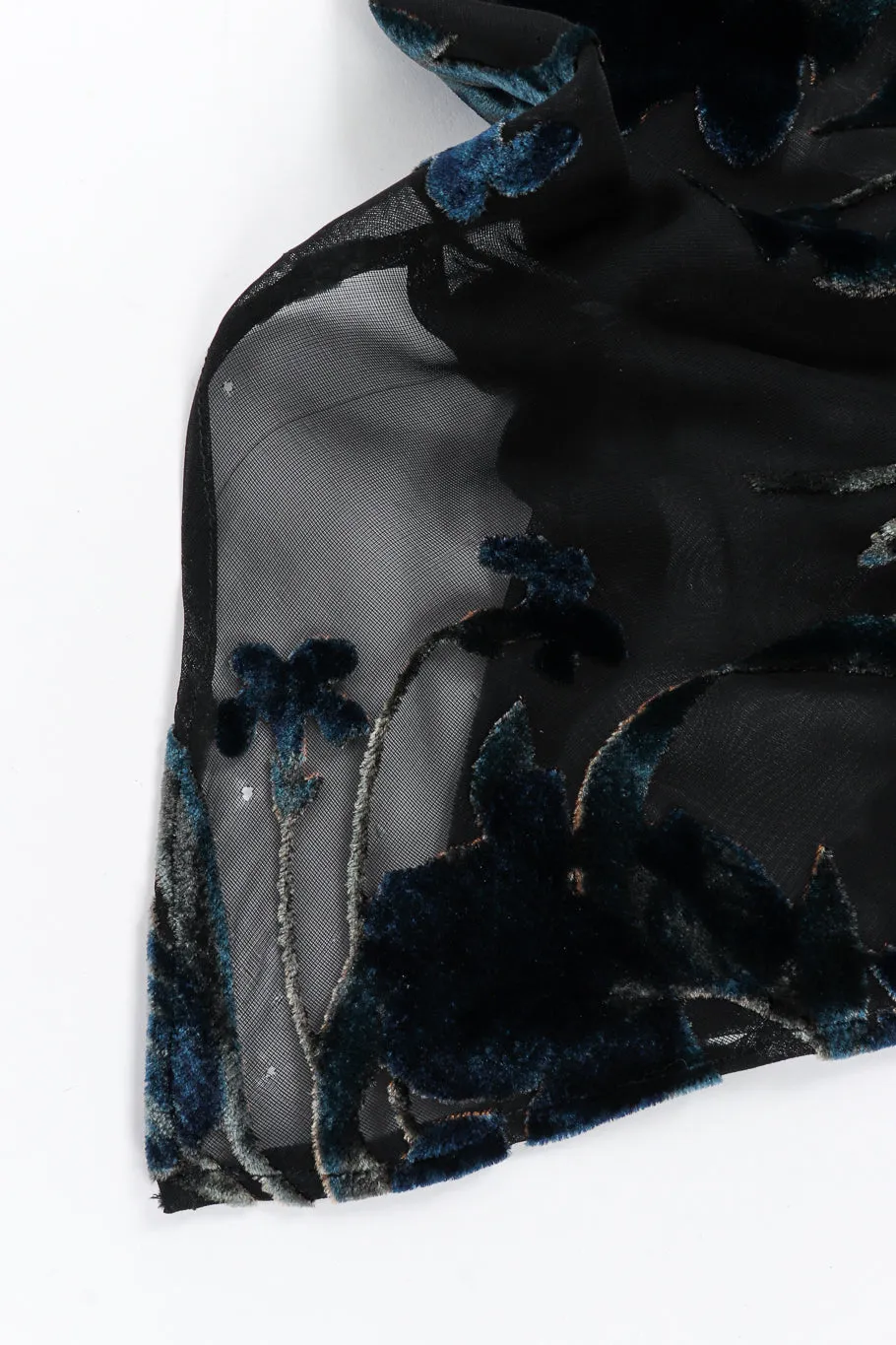 Floral Velvet Burnout Slip Dress