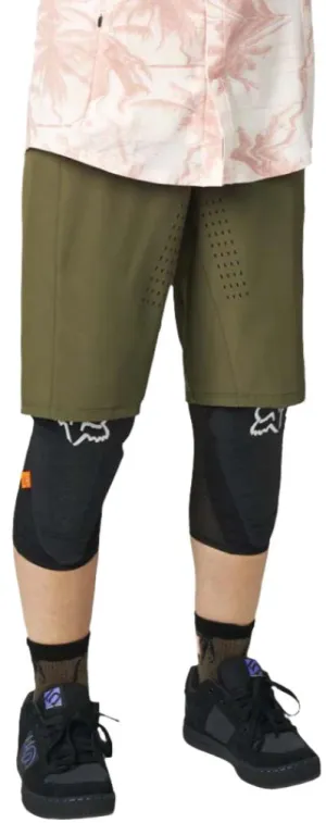 Fox WOMENS FLEXAIR LITE SHORT NO LINER - Olive Green