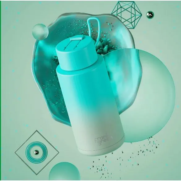 Frank Green Gradient Ceramic Reusable Bottle 34oz/1L