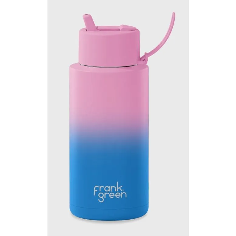 Frank Green Gradient Ceramic Reusable Bottle 34oz/1L