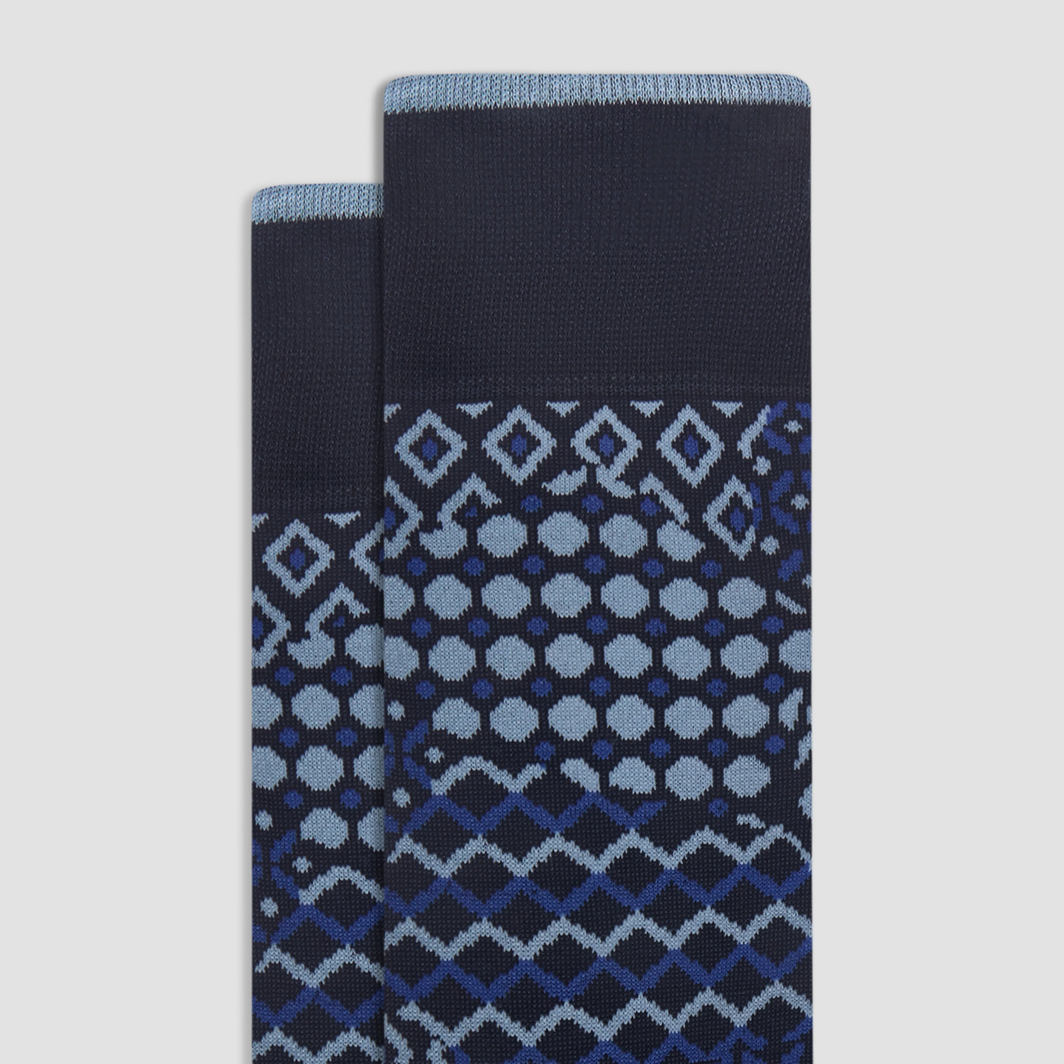 Geometric Mid-Calf Socks