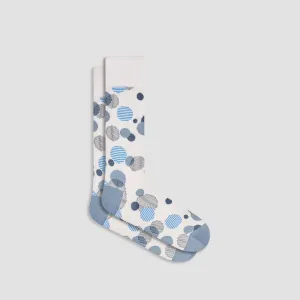 Geometric Mid-Calf Socks
