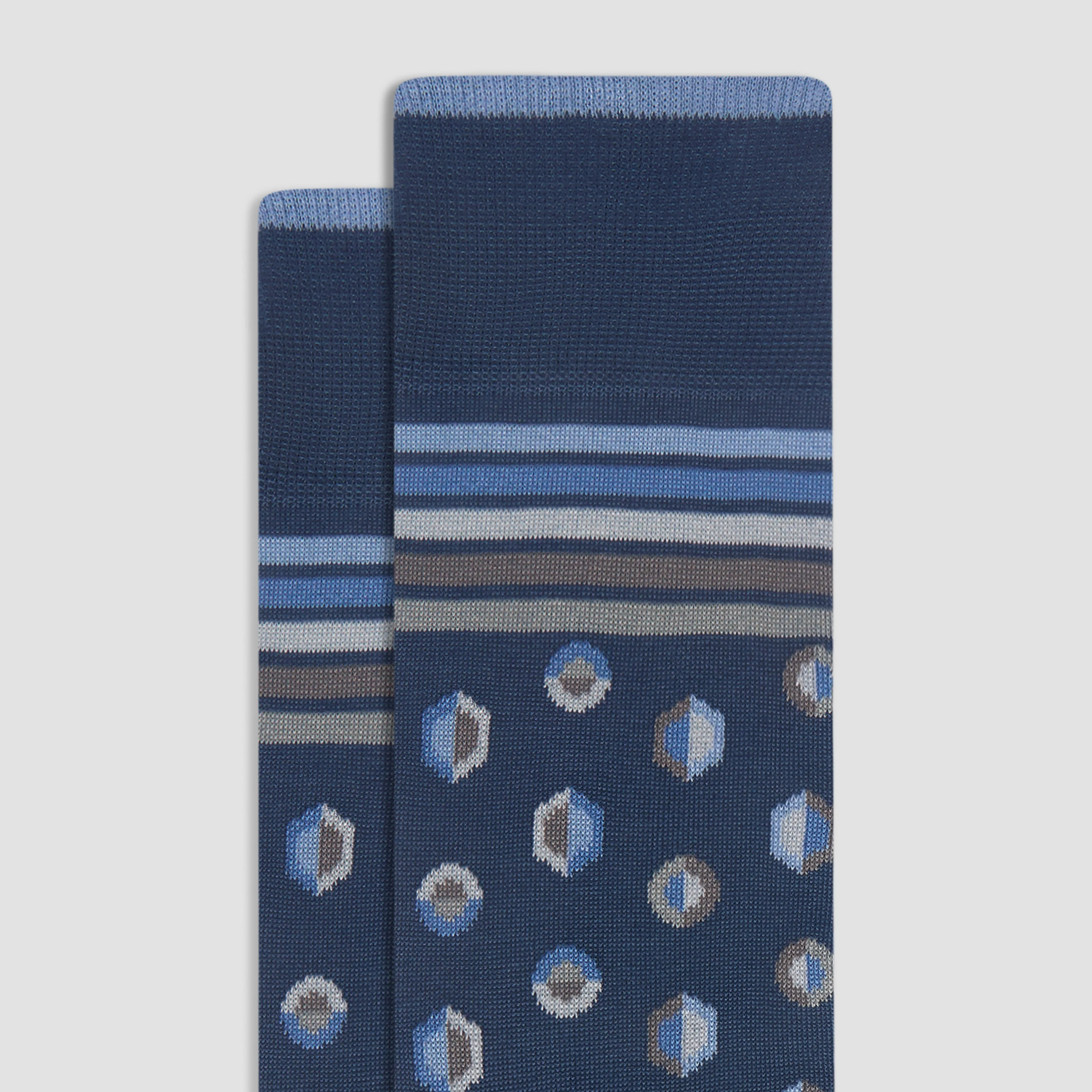 Geometric Mid-Calf Socks