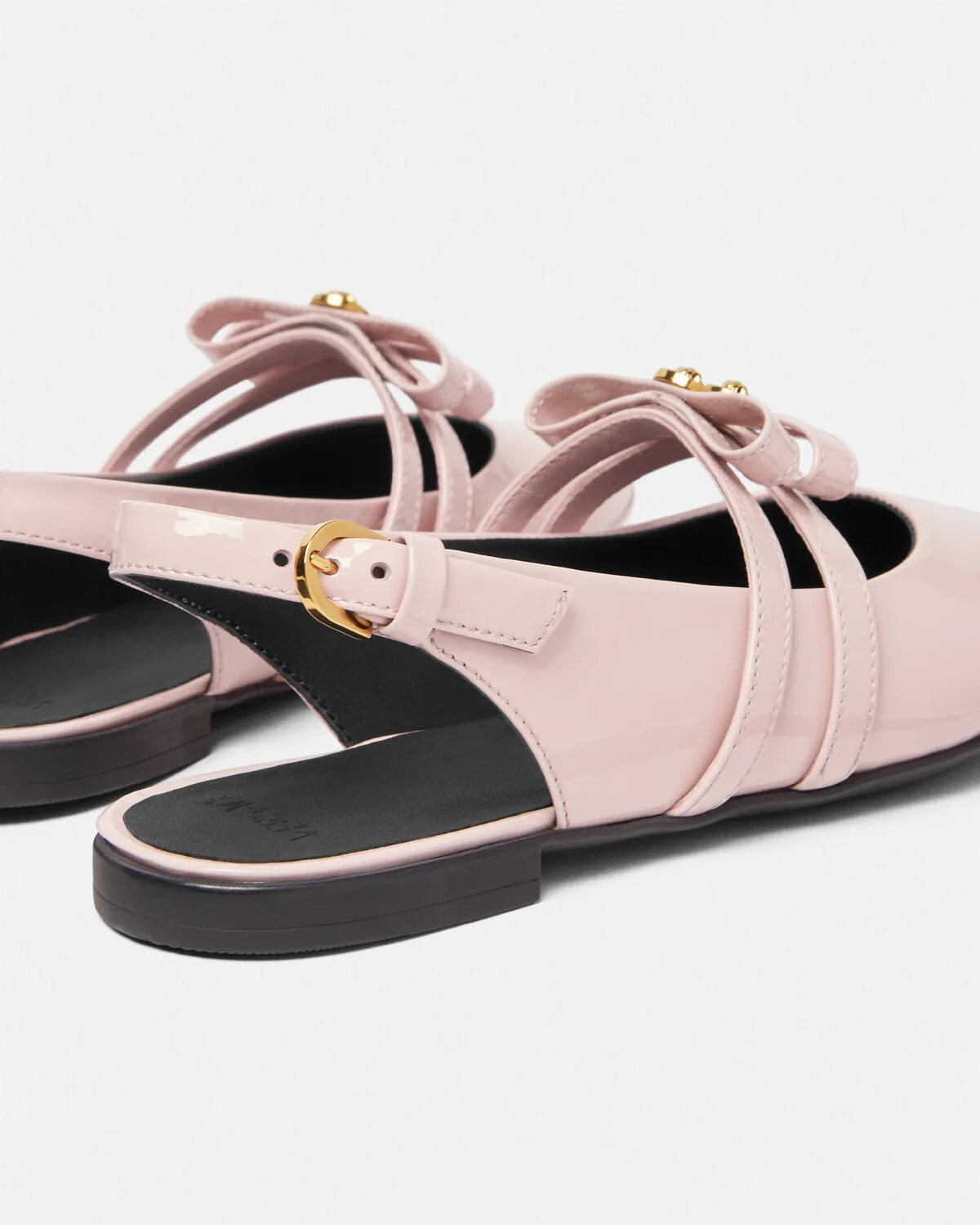 Gianni Ribbon Kids Slingback Ballerinas