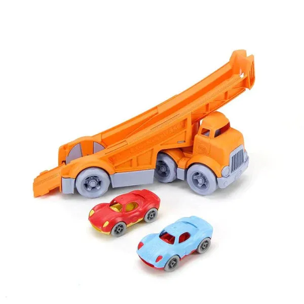 Green Toys - Racing Truck with 2 Race Cars