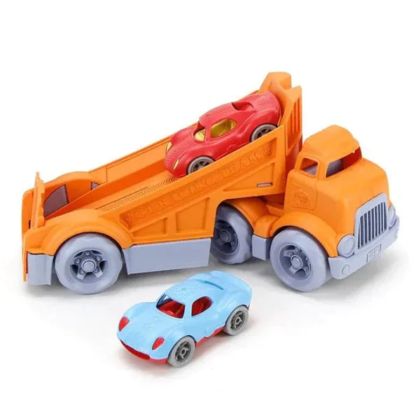Green Toys - Racing Truck with 2 Race Cars