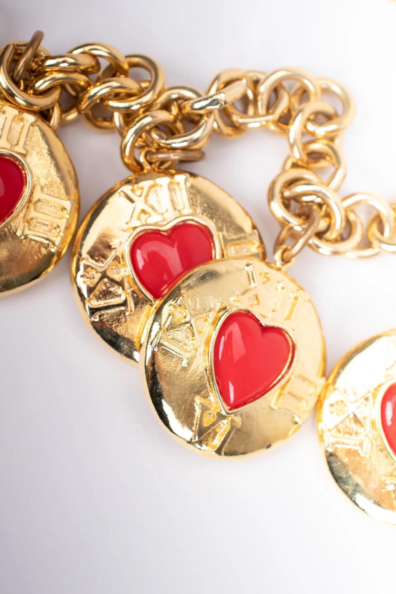 Hearts Charm Necklace