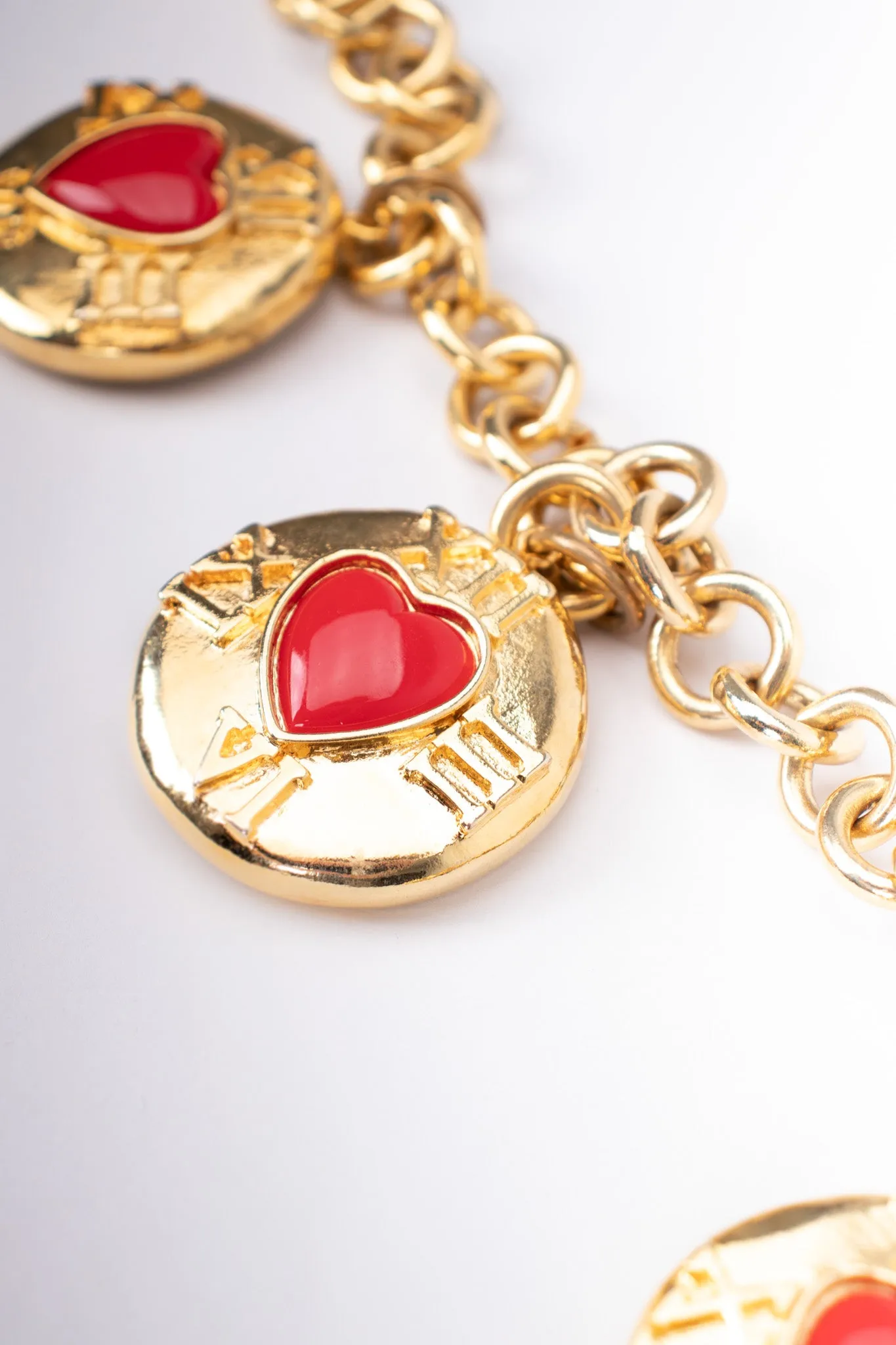 Hearts Charm Necklace