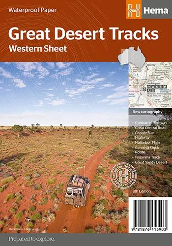 HEMA MAP - Great Desert Track Western Desert