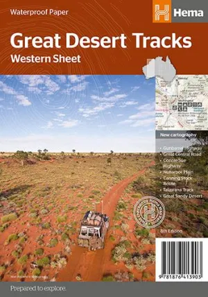 HEMA MAP - Great Desert Track Western Desert