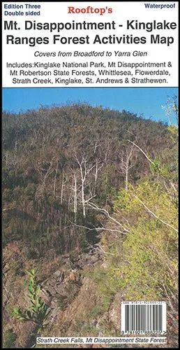 Hema Mt Disappointment - Kinglake Ranges Map