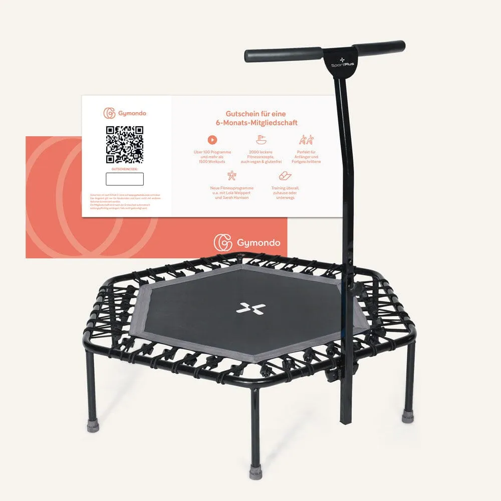 Höhenverstellbares Fitness Trampolin   6 Monate Gymondo