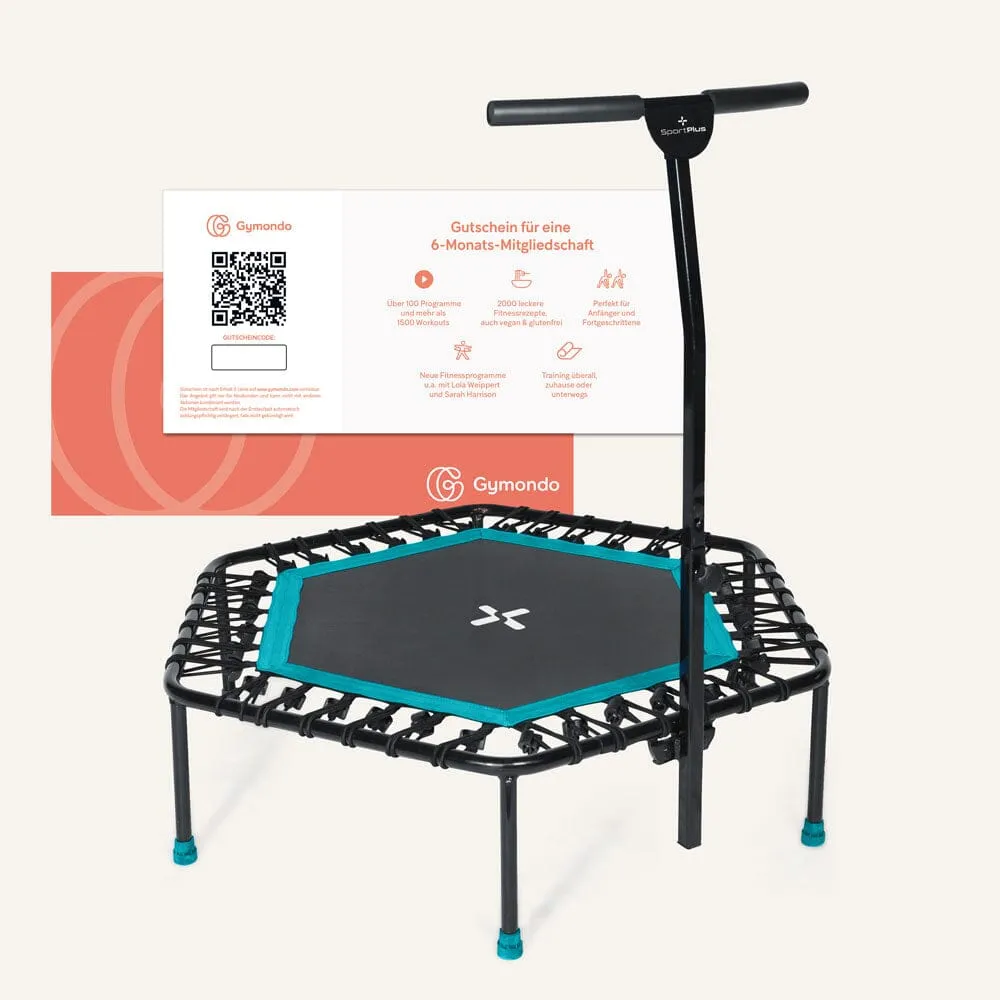 Höhenverstellbares Fitness Trampolin   6 Monate Gymondo