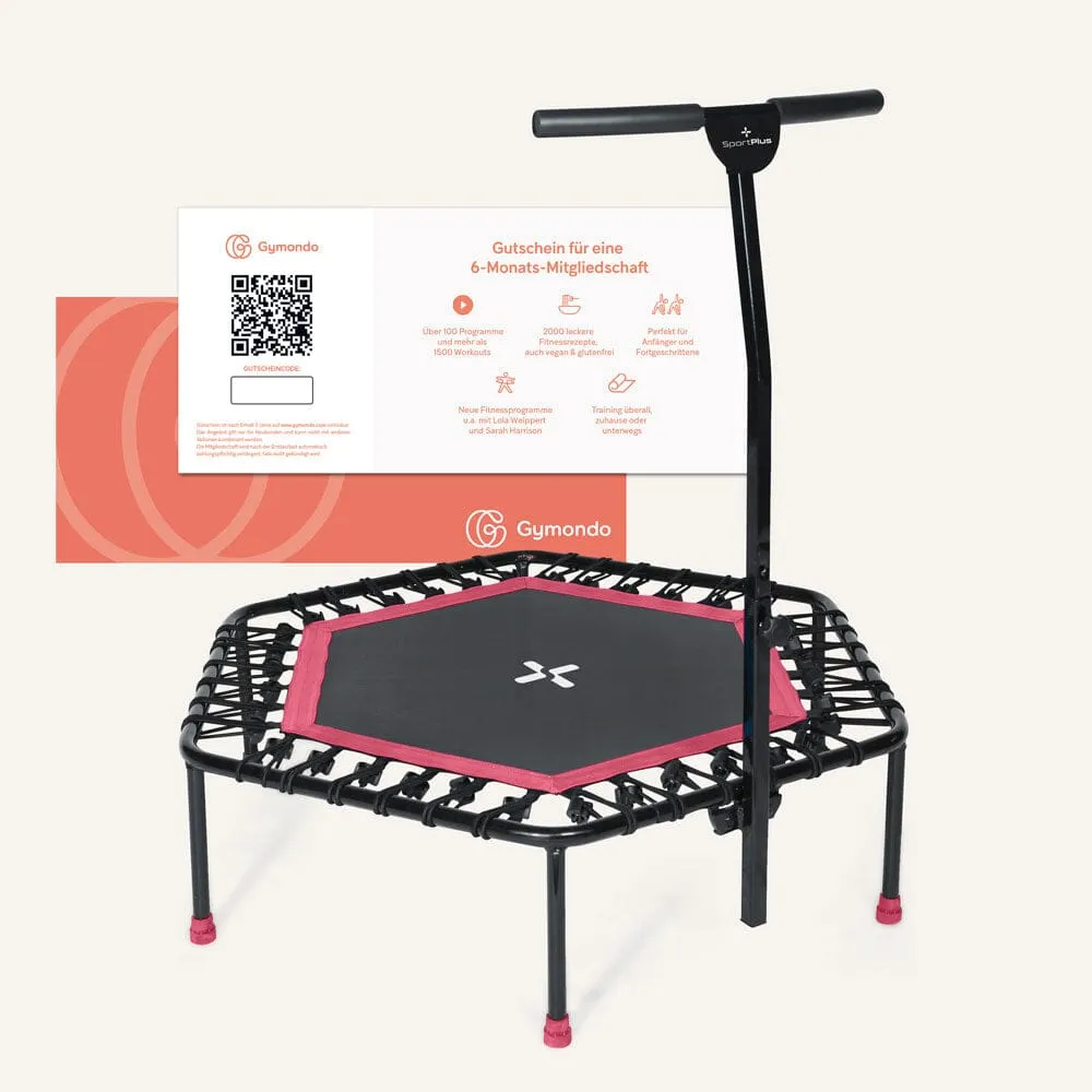 Höhenverstellbares Fitness Trampolin   6 Monate Gymondo