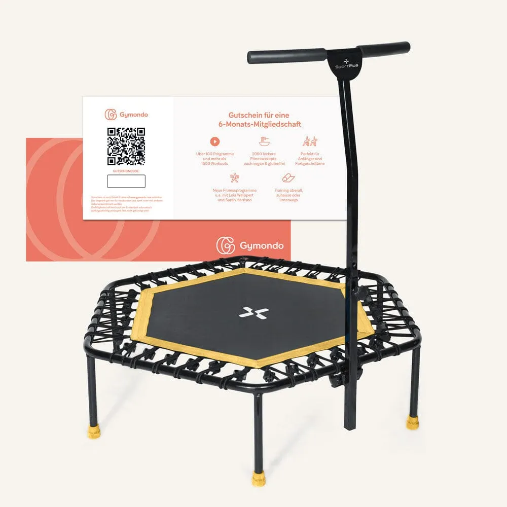 Höhenverstellbares Fitness Trampolin   6 Monate Gymondo