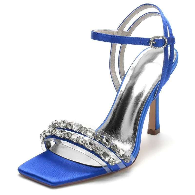High Heel Crystals Wedding Sandals Shoes