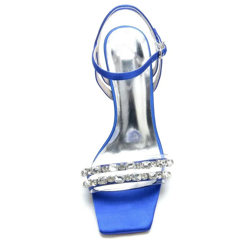 High Heel Crystals Wedding Sandals Shoes
