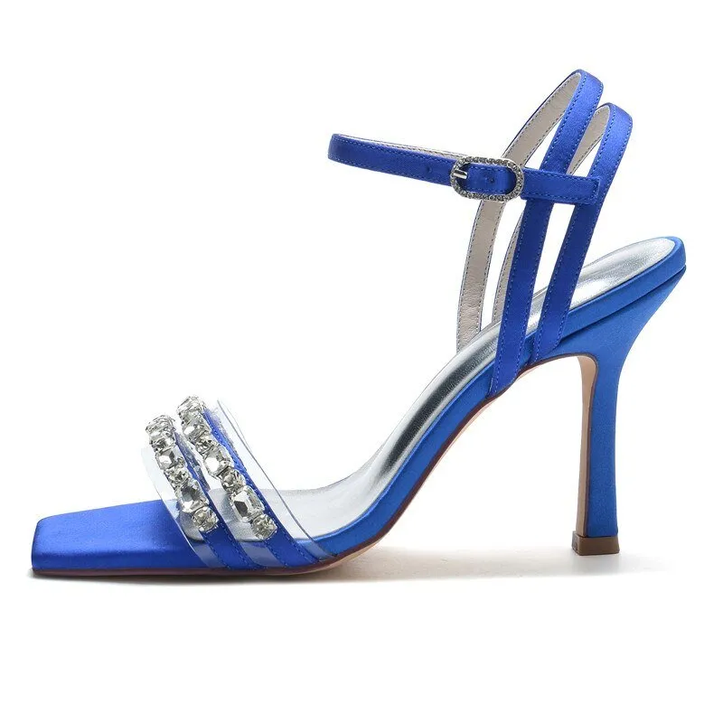 High Heel Crystals Wedding Sandals Shoes