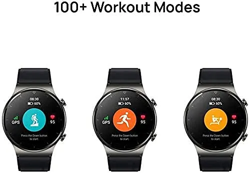 HUAWEI Watch GT 2 Pro Smartwatch, 1.39" AMOLED HD Touchscreen, 2-Week Battery Life, GPS and GLONASS, SpO2, 100  Workout Modes, Bluetooth Calling, Heartrate Monitoring, Grey
